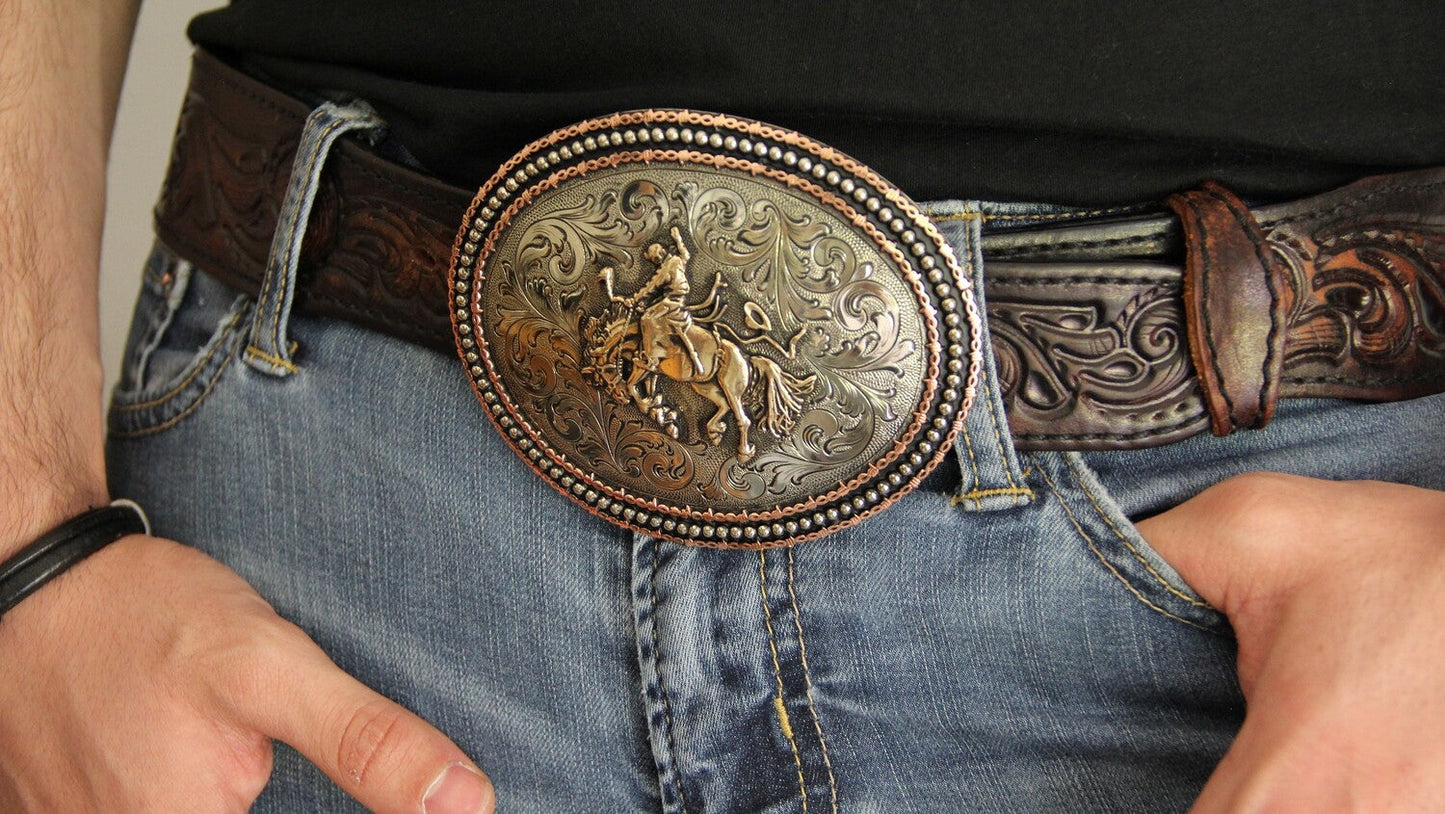 "Montar Bronc" Belt Buckle