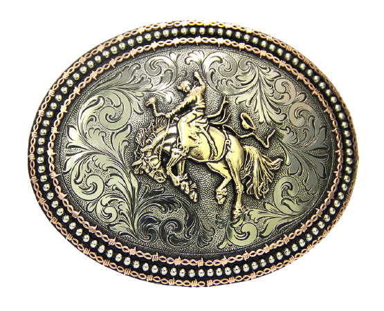 "Montar Bronc" Belt Buckle