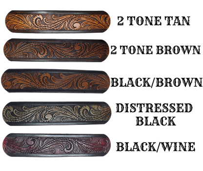 "Snake Pit" Leather Guitar Strap